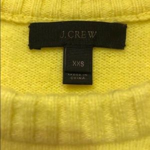 J Crew Sweater XXS Neon Canary/Neon Azalea